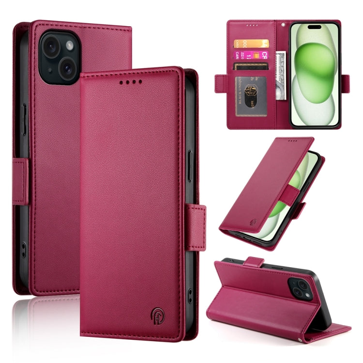 Ốp điện thoại da mờ có khóa bên từ tính, Dành cho iPhone 16 Pro, Dành cho iPhone 16 Plus, Dành cho iPhone 16, Dành cho iPhone 15 Pro Max, Dành cho iPhone 15 Pro, Dành cho iPhone 15 Plus