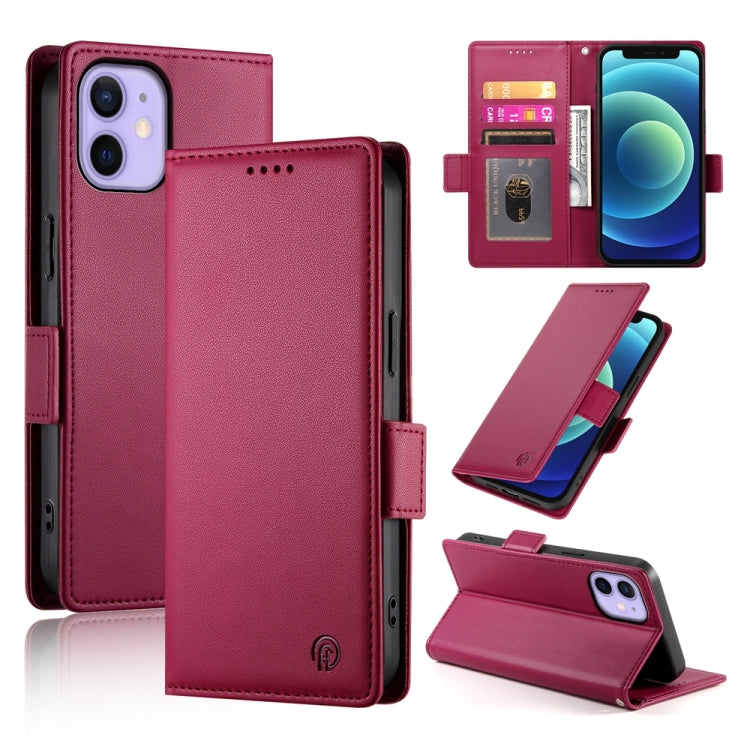 Ốp điện thoại da mờ có khóa bên từ tính, Dành cho iPhone 12 mini, Dành cho iPhone 11 Pro Max, Dành cho iPhone 11, Dành cho iPhone 11 Pro, Dành cho iPhone X / XS, Dành cho iPhone XR