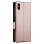 Ốp lưng điện thoại da mờ từ tính khóa bên hông, dành cho iPhone XS Max, iPhone 8 Plus / 7 Plus