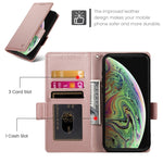 Ốp lưng điện thoại da mờ từ tính khóa bên hông, dành cho iPhone XS Max, iPhone 8 Plus / 7 Plus