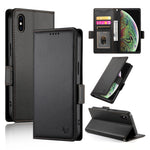 Ốp lưng điện thoại da mờ từ tính khóa bên hông, dành cho iPhone XS Max, iPhone 8 Plus / 7 Plus