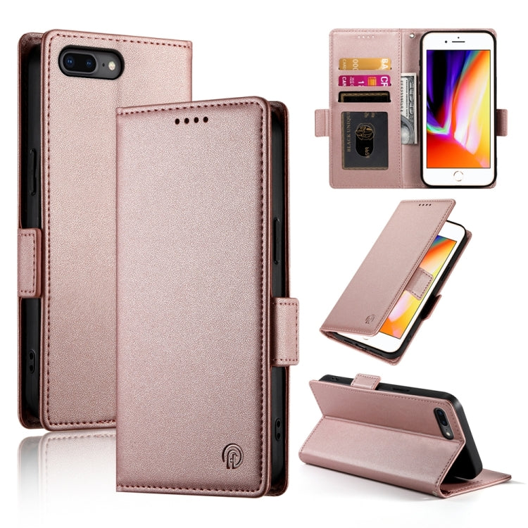 Ốp lưng điện thoại da mờ từ tính khóa bên hông, dành cho iPhone XS Max, iPhone 8 Plus / 7 Plus