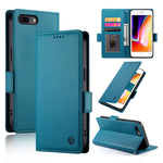Ốp lưng điện thoại da mờ từ tính khóa bên hông, dành cho iPhone XS Max, iPhone 8 Plus / 7 Plus