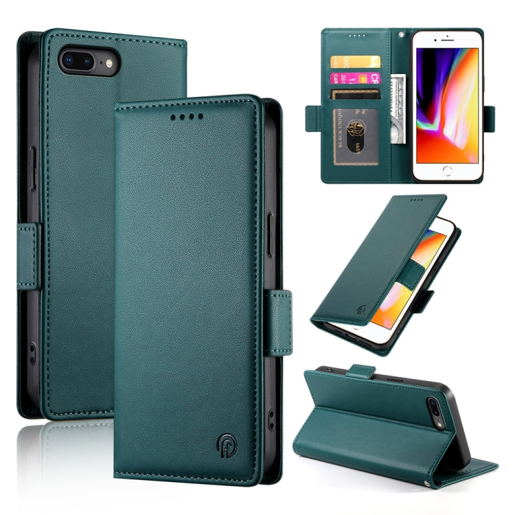 Ốp lưng điện thoại da mờ từ tính khóa bên hông, dành cho iPhone XS Max, iPhone 8 Plus / 7 Plus