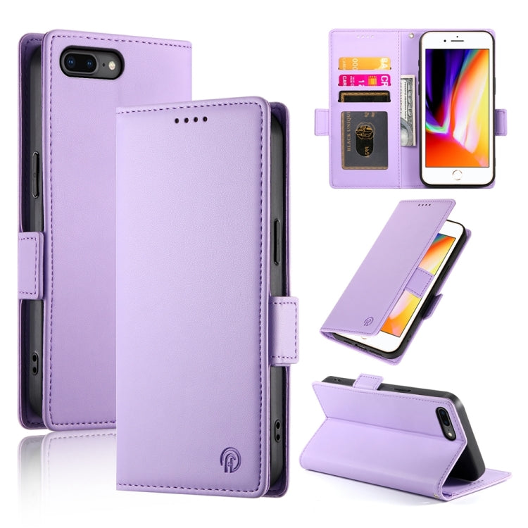 Ốp lưng điện thoại da mờ từ tính khóa bên hông, dành cho iPhone XS Max, iPhone 8 Plus / 7 Plus
