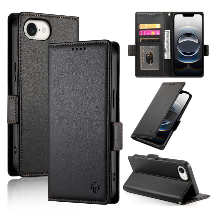 Ốp điện thoại da mờ có khóa bên từ tính, Dành cho iPhone 17e / 16e, Dành cho iPhone 17 Pro Max, Dành cho iPhone 17 Pro, Dành cho iPhone 17, Dành cho iPhone Air, Dành cho iPhone 16 Pro Max