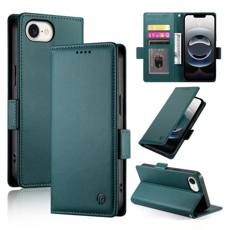 Ốp điện thoại da mờ có khóa bên từ tính, Dành cho iPhone 17e / 16e, Dành cho iPhone 17 Pro Max, Dành cho iPhone 17 Pro, Dành cho iPhone 17, Dành cho iPhone Air, Dành cho iPhone 16 Pro Max