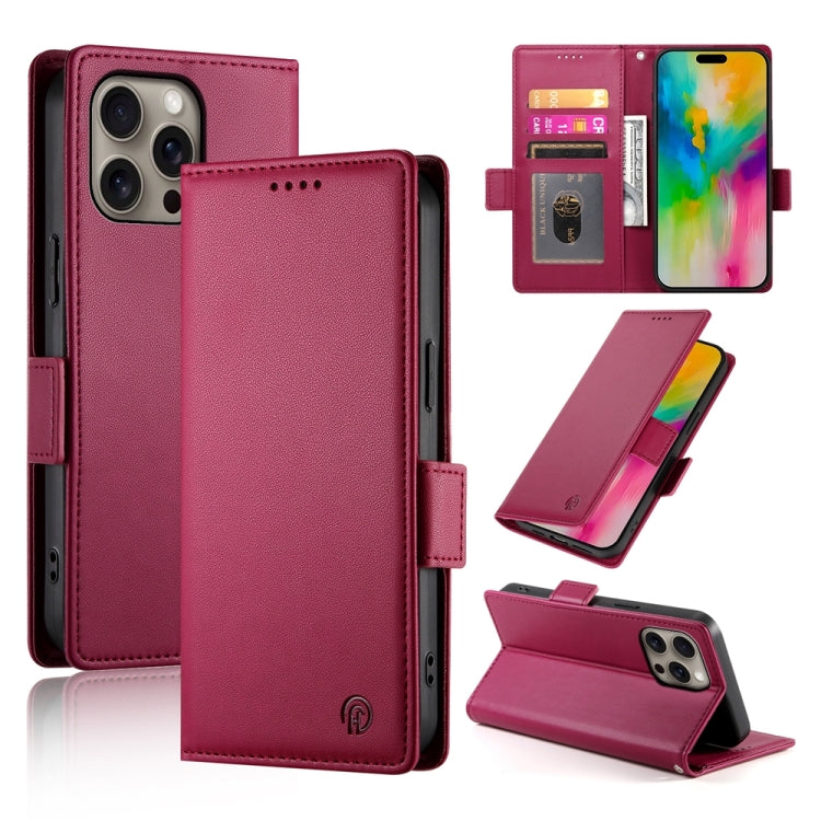 Ốp điện thoại da mờ có khóa bên từ tính, Dành cho iPhone 17e / 16e, Dành cho iPhone 17 Pro Max, Dành cho iPhone 17 Pro, Dành cho iPhone 17, Dành cho iPhone Air, Dành cho iPhone 16 Pro Max