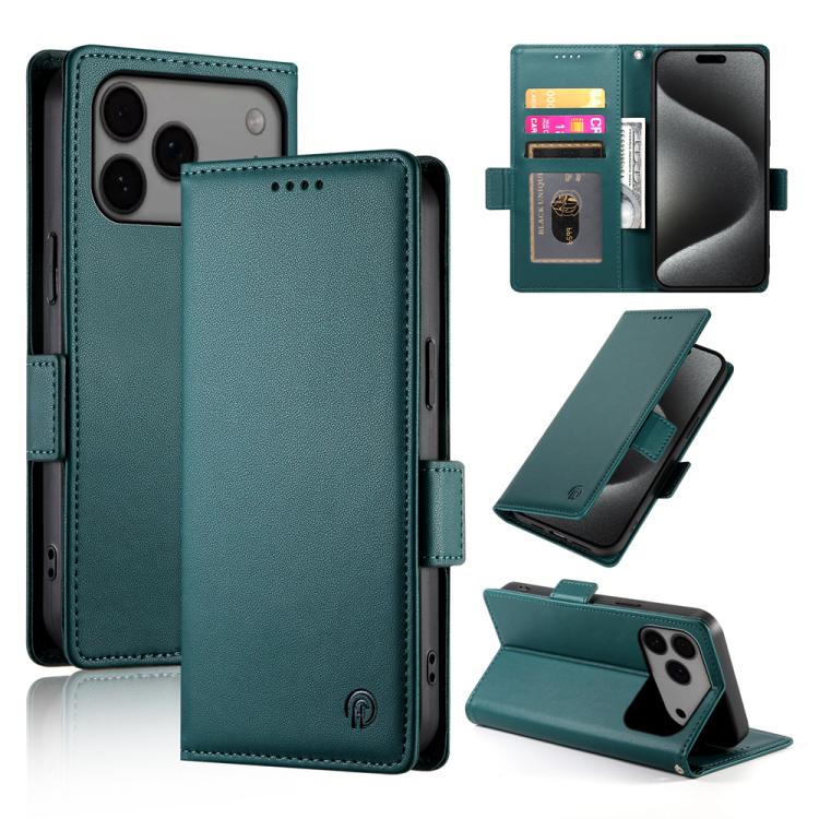 Ốp điện thoại da mờ có khóa bên từ tính, Dành cho iPhone 17e / 16e, Dành cho iPhone 17 Pro Max, Dành cho iPhone 17 Pro, Dành cho iPhone 17, Dành cho iPhone Air, Dành cho iPhone 16 Pro Max