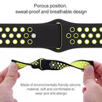 Dây đeo thay thế silicone hai màu 22mm cho Smasung Gear S4 Active