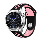 Dây đeo thay thế silicone hai màu 22mm cho Smasung Gear S4 Active