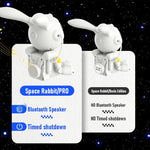 G002 Space Rabbit Starry Sky Projection Lamp Bluetooth Speaker 2 in 1 Laser Light, G002 Bluetooth