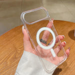 Ốp TPU trong suốt MagSafe từ tính cho camera lỗ lớn, Dành cho iPhone 17 Pro Max, Dành cho iPhone 17 Pro, Dành cho iPhone 17, Dành cho iPhone Air, Dành cho iPhone 16 Pro Max, Dành cho iPhone 16 Pro, Dành cho iPhone 16 Plus, Dành cho iPhone 16