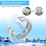 Dây đồng hồ vòng nylon, dành cho Apple Watch Series 8&7 41mm / SE 2&6&SE&5&4 40mm / 3&2&1 38mm, dành cho Apple Watch Ultra 49mm / Series 8&7 45mm / SE 2&6&SE&5&4 44mm / 3&2&1 42mm, dành cho Apple Watch Series 7 45mm / 6 & SE & 5 & 4 44mm / 3 & 2 & 1 42mm
