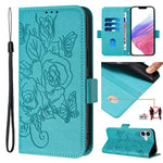 Ốp điện thoại da chống trộm RFID hoa hồng nổi, Dành cho iPhone 17 Pro Max, Dành cho iPhone 17 Pro, Dành cho iPhone 17, Dành cho iPhone Air, Dành cho iPhone SE 2024, Dành cho iPhone 16 Pro Max, Dành cho iPhone 16 Pro, Dành cho iPhone 16 Plus