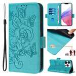 Ốp điện thoại da chống trộm RFID hoa hồng nổi, Dành cho iPhone 17 Pro Max, Dành cho iPhone 17 Pro, Dành cho iPhone 17, Dành cho iPhone Air, Dành cho iPhone SE 2024, Dành cho iPhone 16 Pro Max, Dành cho iPhone 16 Pro, Dành cho iPhone 16 Plus