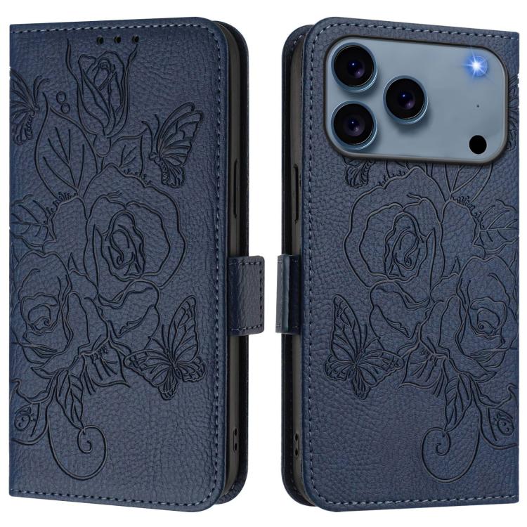 Ốp điện thoại da chống trộm RFID hoa hồng nổi, Dành cho iPhone 17 Pro Max, Dành cho iPhone 17 Pro, Dành cho iPhone 17, Dành cho iPhone Air, Dành cho iPhone SE 2024, Dành cho iPhone 16 Pro Max, Dành cho iPhone 16 Pro, Dành cho iPhone 16 Plus