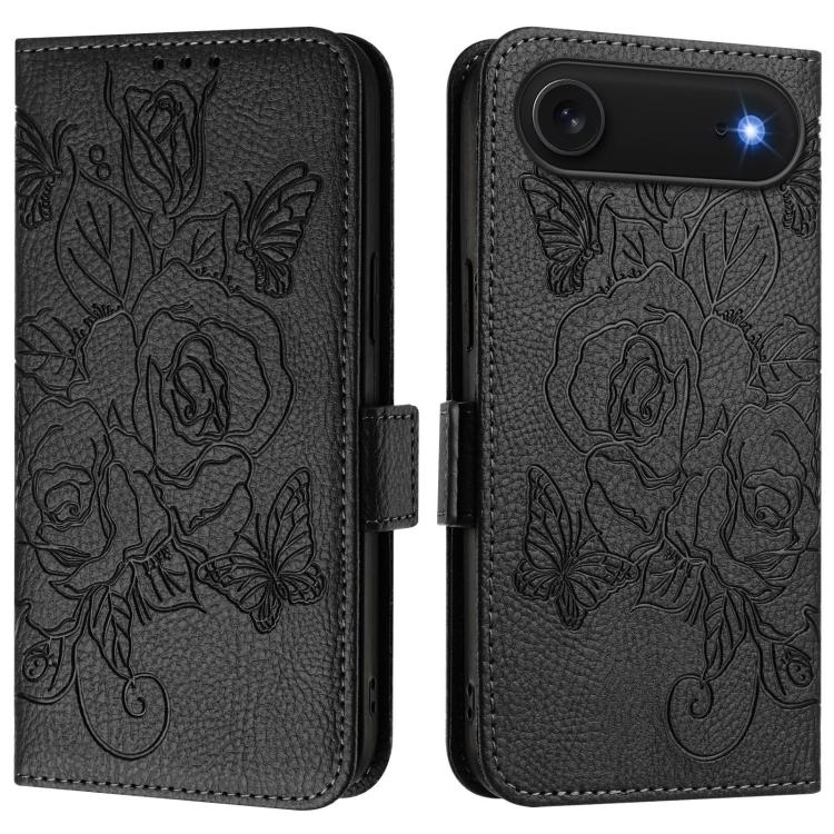 Ốp điện thoại da chống trộm RFID hoa hồng nổi, Dành cho iPhone 17 Pro Max, Dành cho iPhone 17 Pro, Dành cho iPhone 17, Dành cho iPhone Air, Dành cho iPhone SE 2024, Dành cho iPhone 16 Pro Max, Dành cho iPhone 16 Pro, Dành cho iPhone 16 Plus