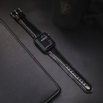 Dây Đeo Đồng Hồ Da Thật Họa Tiết Da Ngựa Điên Retro Đuôi Tròn Thay Thế, Dành Cho Apple Watch 5 & 4 44mm / 3 & 2 & 1 42mm, Dành Cho Apple Watch Series 7 41mm / 6 & SE & 5 & 4 40mm / 3 & 2 & 1 38mm