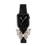 Dây Đeo Đồng Hồ Thay Thế Nơ Đính Kim Cương Lấp Lánh, Dành Cho Apple Watch 5 & 4 44mm / 3 & 2 & 1 42mm