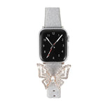 Dây Đeo Đồng Hồ Thay Thế Nơ Đính Kim Cương Lấp Lánh, Dành Cho Apple Watch 5 & 4 44mm / 3 & 2 & 1 42mm
