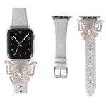 Dây Đeo Đồng Hồ Thay Thế Nơ Đính Kim Cương Lấp Lánh, Dành Cho Apple Watch 5 & 4 44mm / 3 & 2 & 1 42mm
