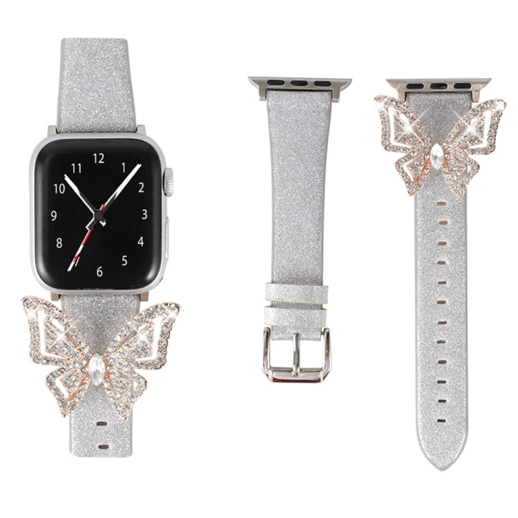 Dây Đeo Đồng Hồ Thay Thế Nơ Đính Kim Cương Lấp Lánh, Dành Cho Apple Watch 5 & 4 44mm / 3 & 2 & 1 42mm