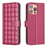 Ốp điện thoại da họa tiết vuông, Dành cho iPhone 17e / 16e, Dành cho iPhone 17 Pro Max, Dành cho iPhone 16 Pro Max, Dành cho iPhone 16 Pro, Dành cho iPhone 16 Plus, Dành cho iPhone 16, Dành cho iPhone 15 Pro Max, Dành cho iPhone 15 Pro