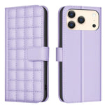 Ốp điện thoại da họa tiết vuông, Dành cho iPhone 17e / 16e, Dành cho iPhone 17 Pro Max, Dành cho iPhone 16 Pro Max, Dành cho iPhone 16 Pro, Dành cho iPhone 16 Plus, Dành cho iPhone 16, Dành cho iPhone 15 Pro Max, Dành cho iPhone 15 Pro