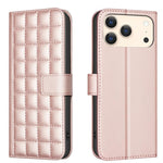 Ốp điện thoại da họa tiết vuông, Dành cho iPhone 17e / 16e, Dành cho iPhone 17 Pro Max, Dành cho iPhone 16 Pro Max, Dành cho iPhone 16 Pro, Dành cho iPhone 16 Plus, Dành cho iPhone 16, Dành cho iPhone 15 Pro Max, Dành cho iPhone 15 Pro