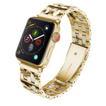 Dây đeo đồng hồ bằng thép không gỉ + nhựa, dành cho Apple Watch 5 & 4 44mm / 3 & 2 & 1 42mm, dành cho Apple Watch Series 8&7 41mm / SE 2&6&SE&5&4 40mm / 3&2&1 38mm, dành cho Apple Watch Series 7 41mm / 6 & SE & 5 & 4 40mm / 3 & 2 & 1 38mm