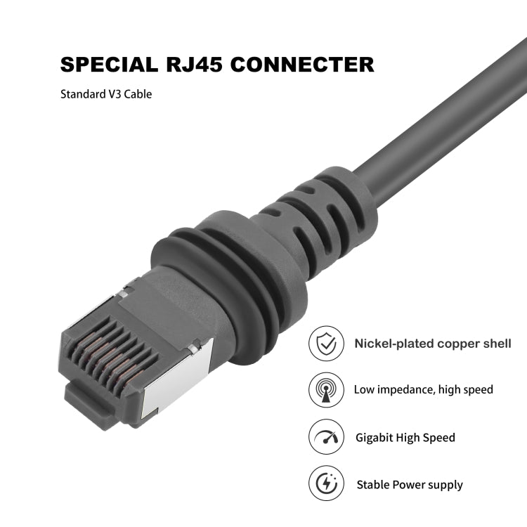 Cáp Ethernet chuyên dụng cho vệ tinh Starlink Actuated Gen 3, dài 9.2m, 23m, 30.5m, 46m