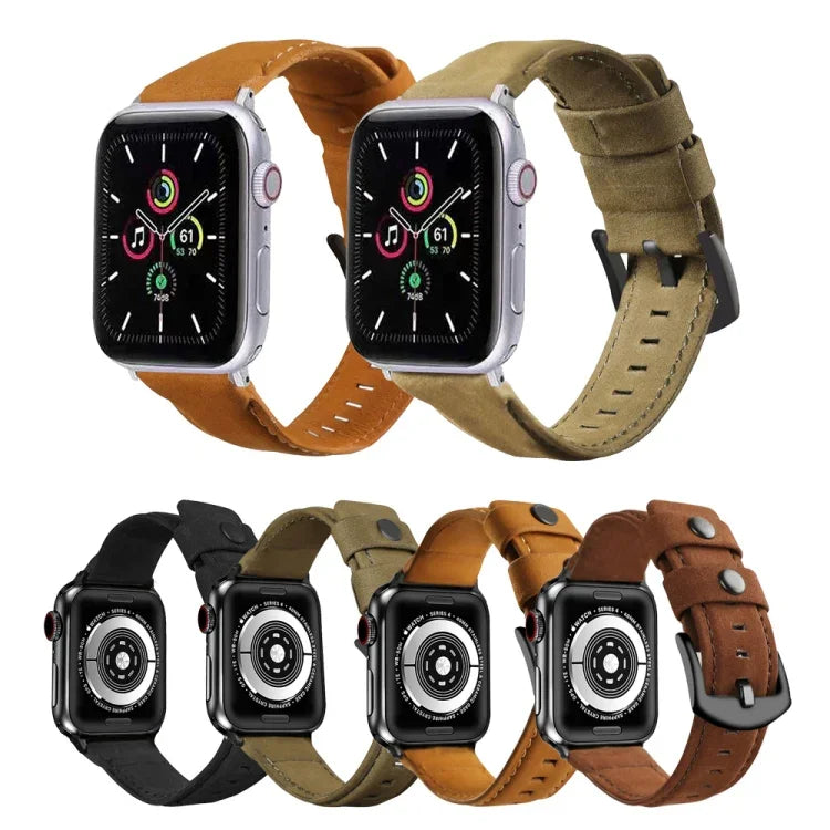 Dây đồng hồ thay thế bằng da thật, dành cho Apple Watch 5 & 4 40mm / 3 & 2 & 1 38mm, dành cho Apple Watch 5 & 4 44mm / 3 & 2 & 1 42mm