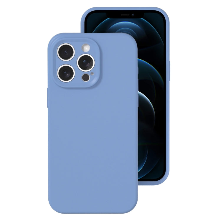 Precise Hole Liquid Silicone Jelly Color Full Coverage Phone Case, For iPhone 12 Pro Max