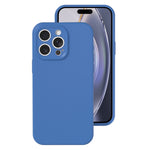 Precise Hole Liquid Silicone Jelly Color Full Coverage Phone Case, For iPhone 16 Pro