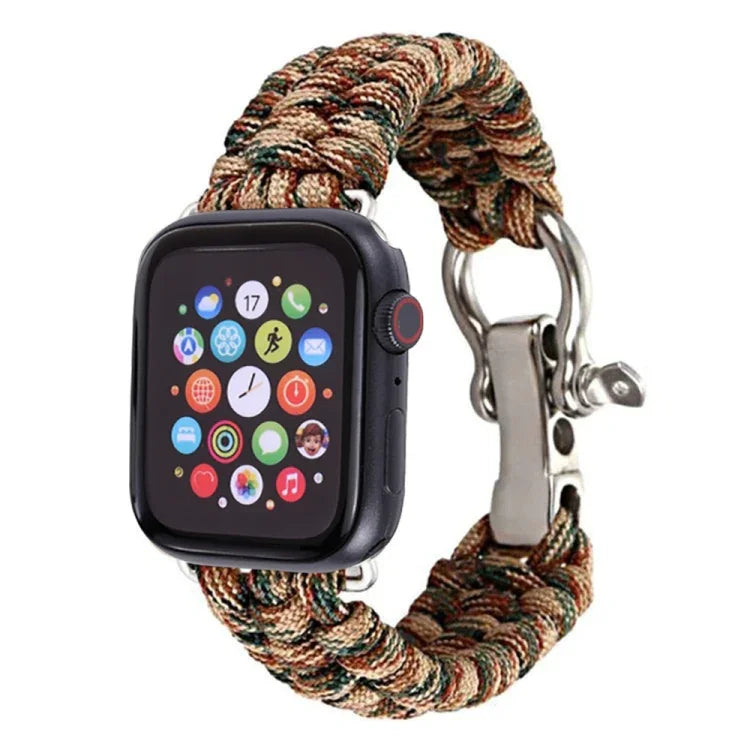 Dây đeo nylon bện dây dù dành cho Apple Watch Series 5 & 4 44mm / 3 & 2 & 1 42mm, 5 & 4 44mm / 3 & 2 & 1 42mm