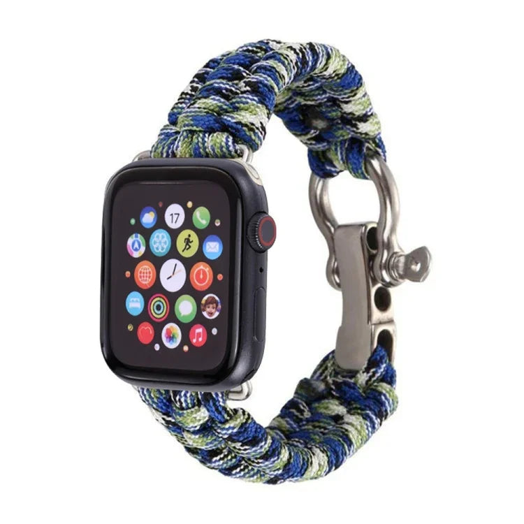 Dây đeo nylon bện dây dù dành cho Apple Watch Series 5 & 4 44mm / 3 & 2 & 1 42mm, 5 & 4 44mm / 3 & 2 & 1 42mm