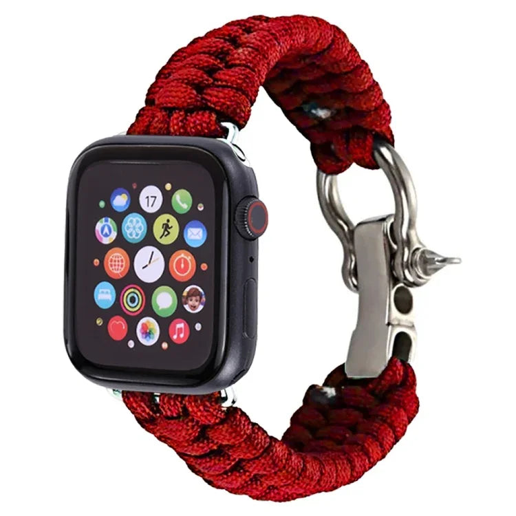 Dây đeo nylon bện dây dù dành cho Apple Watch Series 5 & 4 44mm / 3 & 2 & 1 42mm, 5 & 4 44mm / 3 & 2 & 1 42mm
