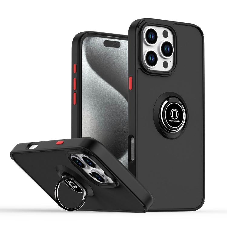 Ốp lưng điện thoại Q Shadow 1 Series TPU + PC có vòng, Dành cho iPhone 17e / 16e, Dành cho iPhone 17 Pro Max, Dành cho iPhone 17 Pro, Dành cho iPhone 17, Dành cho iPhone Air, Dành cho iPhone 16 Pro Max