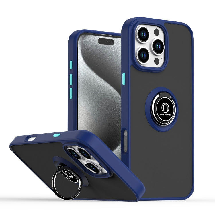 Ốp lưng điện thoại Q Shadow 1 Series TPU + PC có vòng, Dành cho iPhone 17e / 16e, Dành cho iPhone 17 Pro Max, Dành cho iPhone 17 Pro, Dành cho iPhone 17, Dành cho iPhone Air, Dành cho iPhone 16 Pro Max