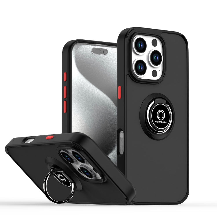 Ốp lưng điện thoại Q Shadow 1 Series TPU + PC có vòng, Dành cho iPhone 16 Pro, Dành cho iPhone 16 Plus, Dành cho iPhone 15 Pro Max, Dành cho iPhone 15 Pro, Dành cho iPhone 15 Plus, Dành cho iPhone 15
