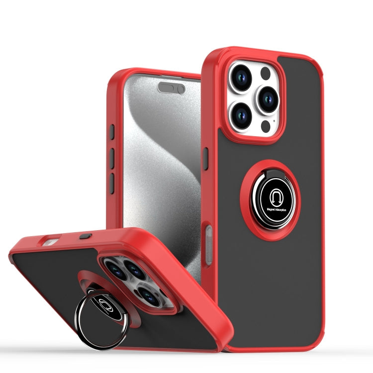 Ốp lưng điện thoại Q Shadow 1 Series TPU + PC có vòng, Dành cho iPhone 16 Pro, Dành cho iPhone 16 Plus, Dành cho iPhone 15 Pro Max, Dành cho iPhone 15 Pro, Dành cho iPhone 15 Plus, Dành cho iPhone 15