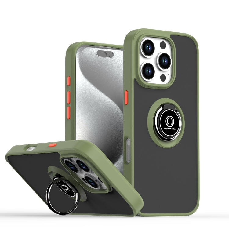 Ốp lưng điện thoại Q Shadow 1 Series TPU + PC có vòng, Dành cho iPhone 16 Pro, Dành cho iPhone 16 Plus, Dành cho iPhone 15 Pro Max, Dành cho iPhone 15 Pro, Dành cho iPhone 15 Plus, Dành cho iPhone 15