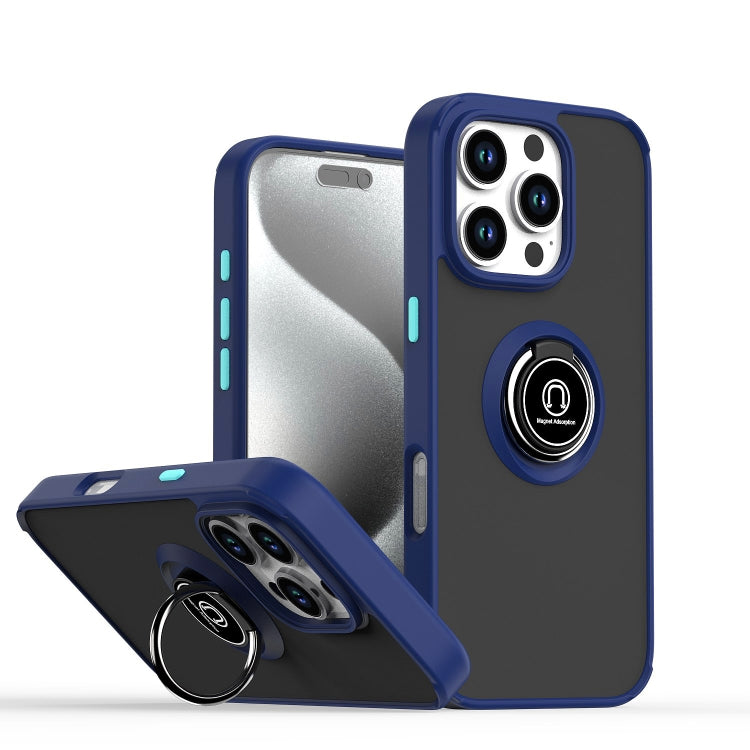 Ốp lưng điện thoại Q Shadow 1 Series TPU + PC có vòng, Dành cho iPhone 16 Pro, Dành cho iPhone 16 Plus, Dành cho iPhone 15 Pro Max, Dành cho iPhone 15 Pro, Dành cho iPhone 15 Plus, Dành cho iPhone 15