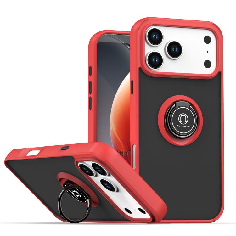 Ốp lưng điện thoại Q Shadow 1 Series TPU + PC có vòng, Dành cho iPhone 17e / 16e, Dành cho iPhone 17 Pro Max, Dành cho iPhone 17 Pro, Dành cho iPhone 17, Dành cho iPhone Air, Dành cho iPhone 16 Pro Max