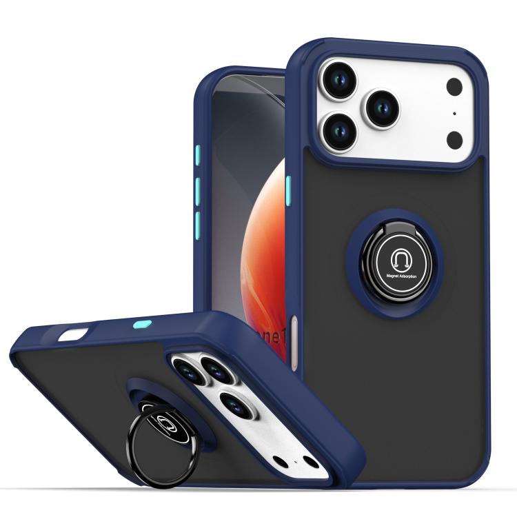 Ốp lưng điện thoại Q Shadow 1 Series TPU + PC có vòng, Dành cho iPhone 17e / 16e, Dành cho iPhone 17 Pro Max, Dành cho iPhone 17 Pro, Dành cho iPhone 17, Dành cho iPhone Air, Dành cho iPhone 16 Pro Max