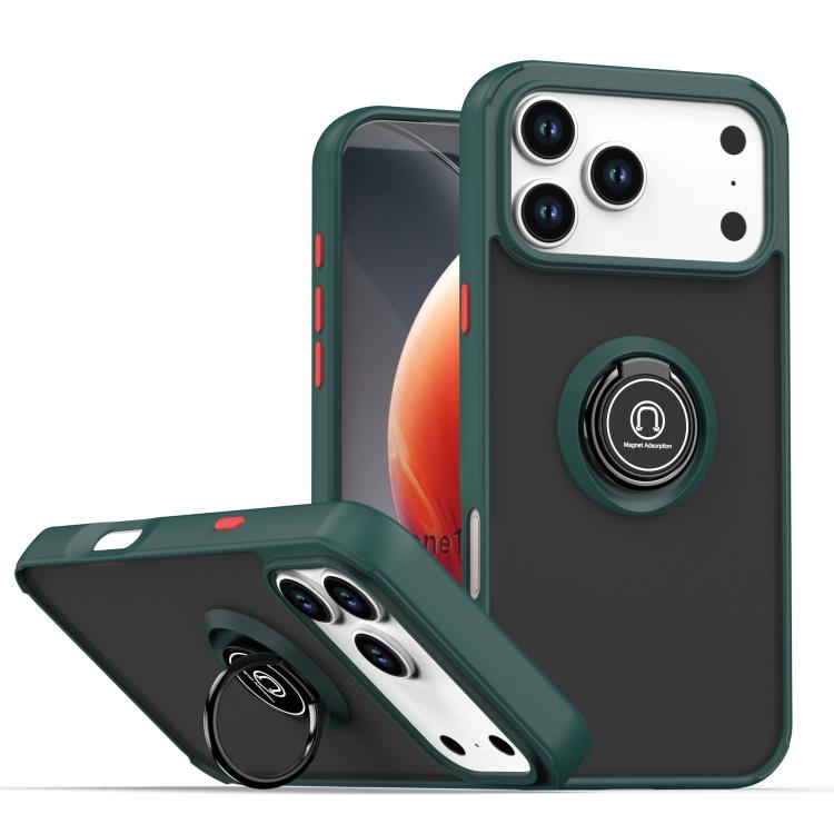 Ốp lưng điện thoại Q Shadow 1 Series TPU + PC có vòng, Dành cho iPhone 17e / 16e, Dành cho iPhone 17 Pro Max, Dành cho iPhone 17 Pro, Dành cho iPhone 17, Dành cho iPhone Air, Dành cho iPhone 16 Pro Max