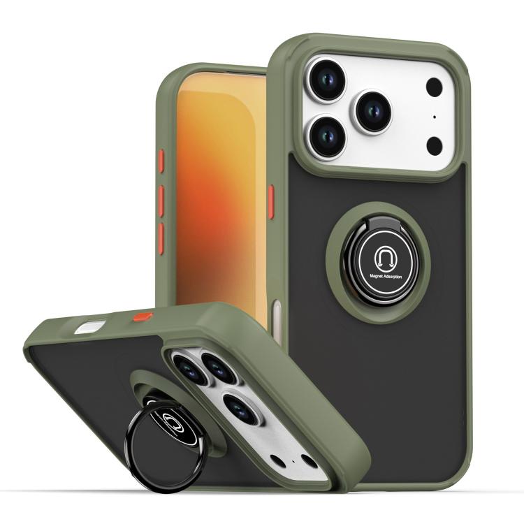 Ốp lưng điện thoại Q Shadow 1 Series TPU + PC có vòng, Dành cho iPhone 17e / 16e, Dành cho iPhone 17 Pro Max, Dành cho iPhone 17 Pro, Dành cho iPhone 17, Dành cho iPhone Air, Dành cho iPhone 16 Pro Max
