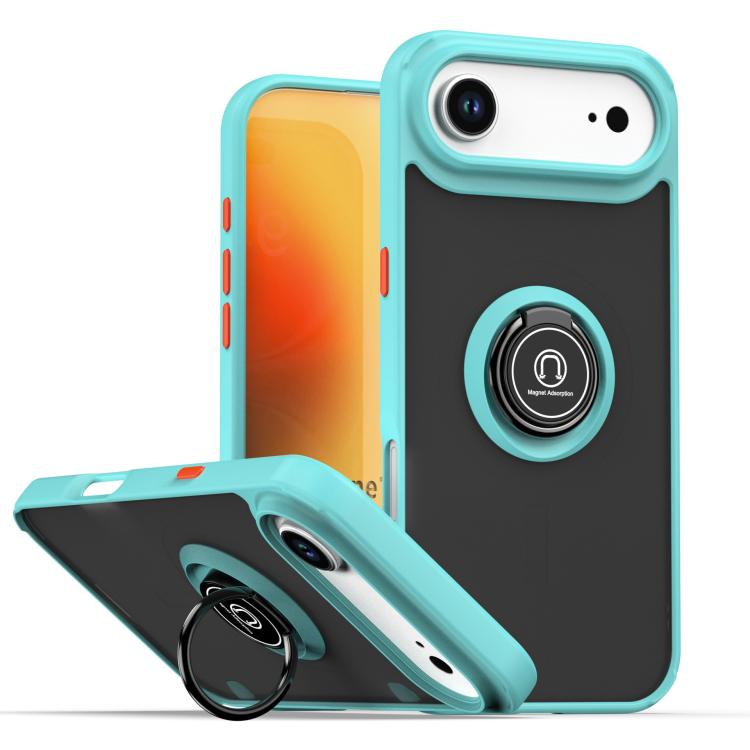Ốp lưng điện thoại Q Shadow 1 Series TPU + PC có vòng, Dành cho iPhone 17e / 16e, Dành cho iPhone 17 Pro Max, Dành cho iPhone 17 Pro, Dành cho iPhone 17, Dành cho iPhone Air, Dành cho iPhone 16 Pro Max