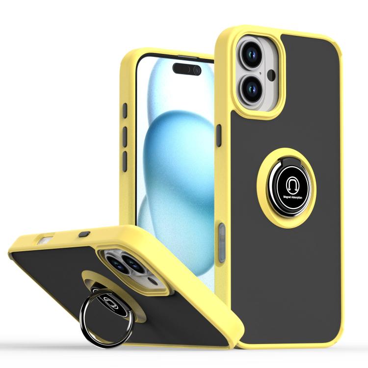 Ốp lưng điện thoại Q Shadow 1 Series TPU + PC có vòng, Dành cho iPhone 16 Pro, Dành cho iPhone 16 Plus, Dành cho iPhone 15 Pro Max, Dành cho iPhone 15 Pro, Dành cho iPhone 15 Plus, Dành cho iPhone 15